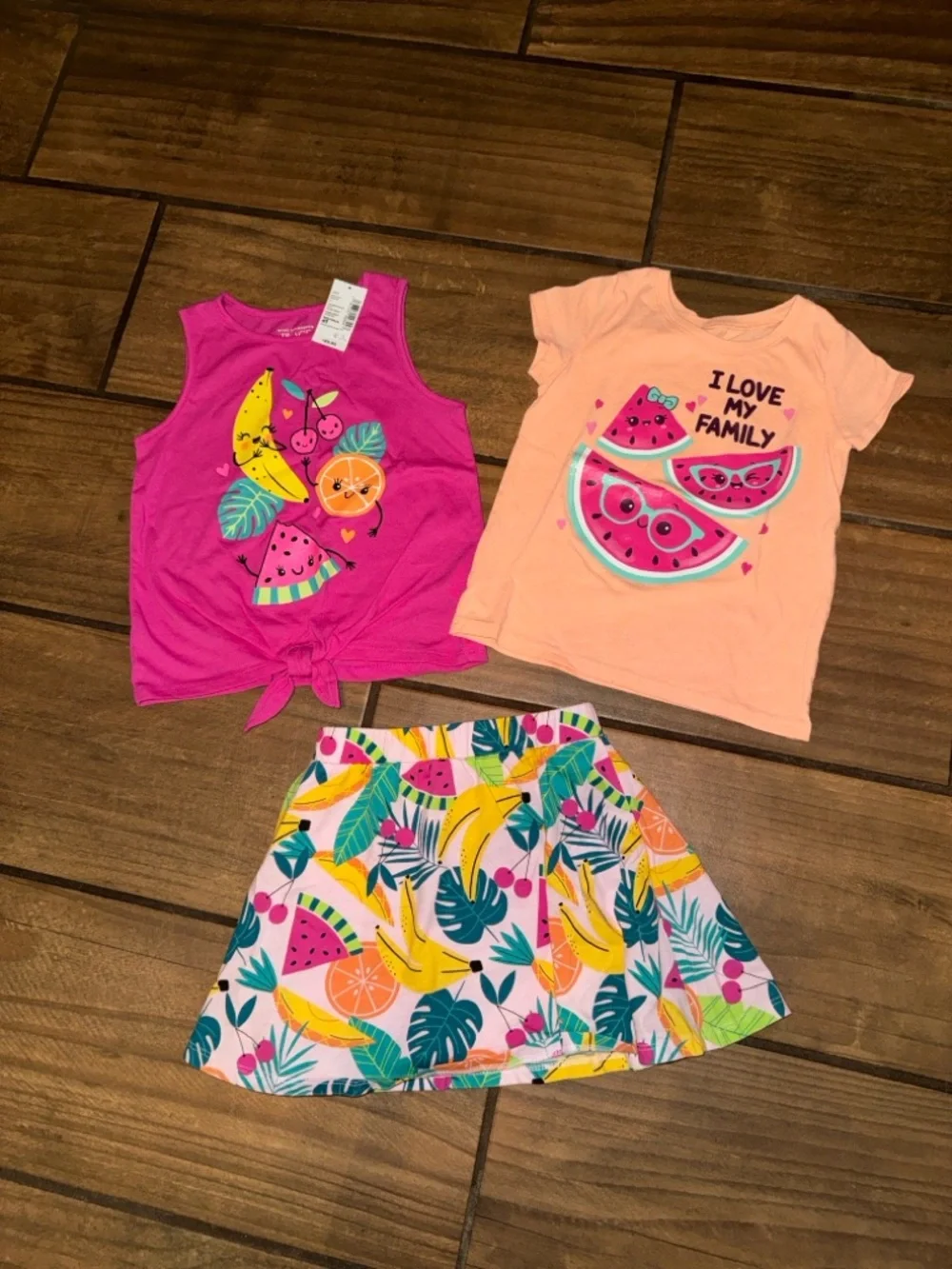 NWT Adorable vibrant The Childrens Place Girls Toddler bundle 4T plus beach toys - Picture 3 of 5